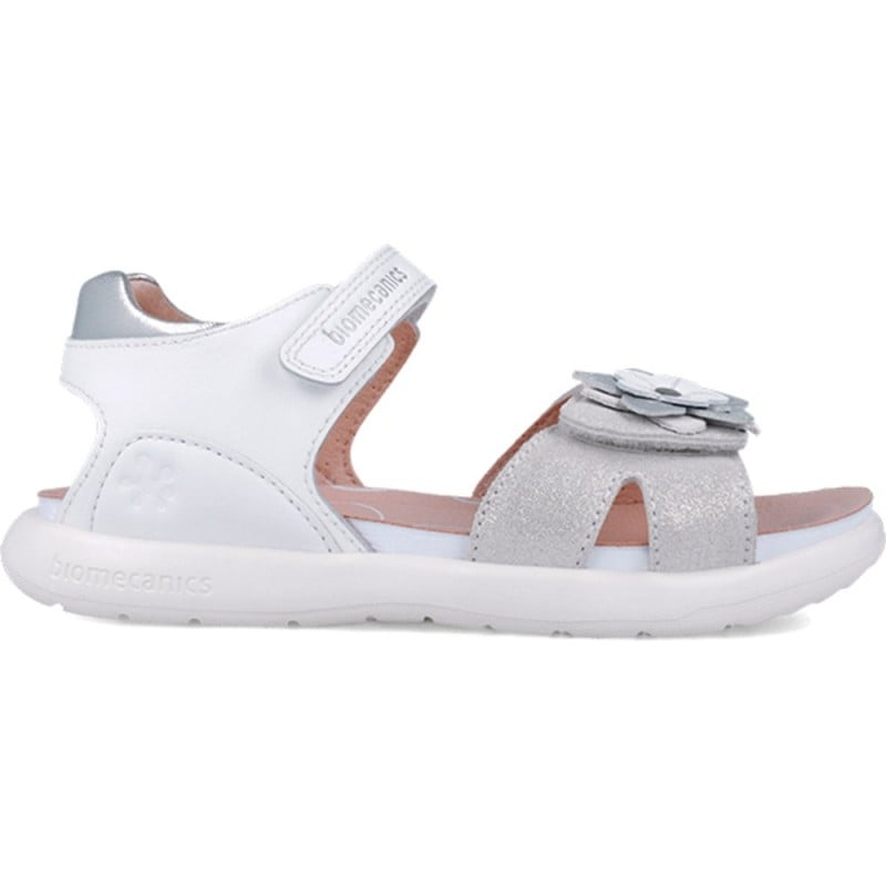 Sandalias para chica Biomecanics 252240 Bioevolution Flor BLANCO_B050