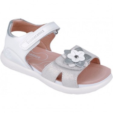 Sandalias para chica Biomecanics 252240 Bioevolution Flor BLANCO_B050