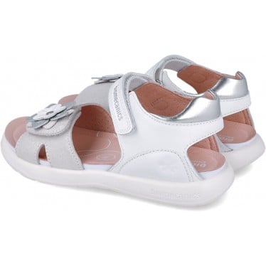 Sandalias para chica Biomecanics 252240 Bioevolution Flor BLANCO_B050