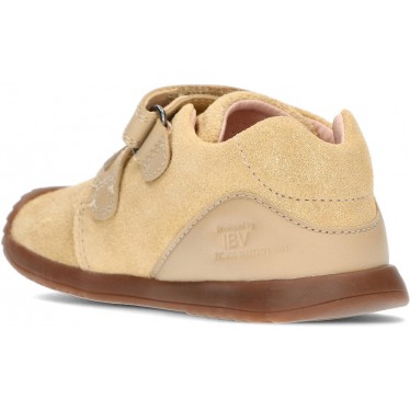 Botines para niña de BIOMECANICS 241107 serraje LATTE_MACCHIATO