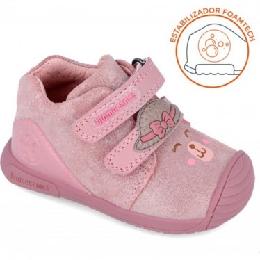 Botines para niña de BIOMECANICS 241107 serraje PEPPA