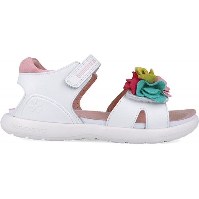 Sandalias para chica Biomecanics 252241 Bioevolution Flor BLANCO_B050