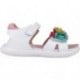 Sandalias para chica Biomecanics 252241 Bioevolution Flor BLANCO_B050