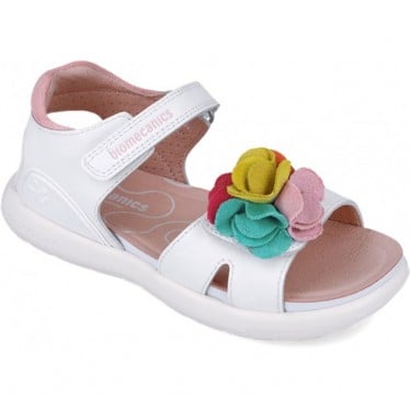 Sandalias para chica Biomecanics 252241 Bioevolution Flor BLANCO_B050