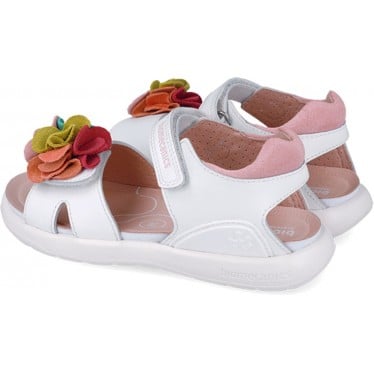 Sandalias para chica Biomecanics 252241 Bioevolution Flor BLANCO_B050