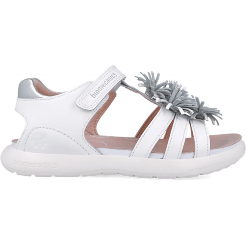 Sandalias para chica Biomecanics 252242 Bioevolution Flores BLANCO_C050