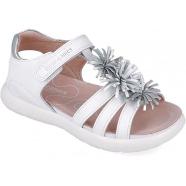 Sandalias para chica Biomecanics 252242 Bioevolution Flores BLANCO_C050