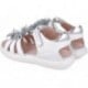 Sandalias para chica Biomecanics 252242 Bioevolution Flores BLANCO_C050
