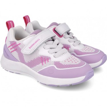 Deportiva para chica Biomecanics 252276 Rejilla Biotech BLANCO_LILA_B661