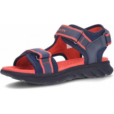 Sandalia para chico GEOX J45F1B J Sandal Airadyum NAVY_RED