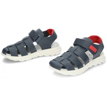 Sandalia para chico GEOX J55F1D J Sandal Airadyum NAVY_RED