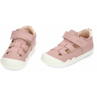 Zapatillas barefoot para niña GEOX Steppieup B5563A ROSE