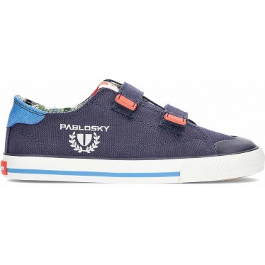 Zapatillas barefoot de lona PABLOSKY 980920 MARINO