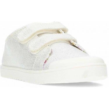 Zapatillas de lona barefoot PABLOSKY 980050 BLANCO_PLATA