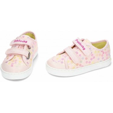 Zapatillas para niña barefoot PABLOSKY 980670 ROSA