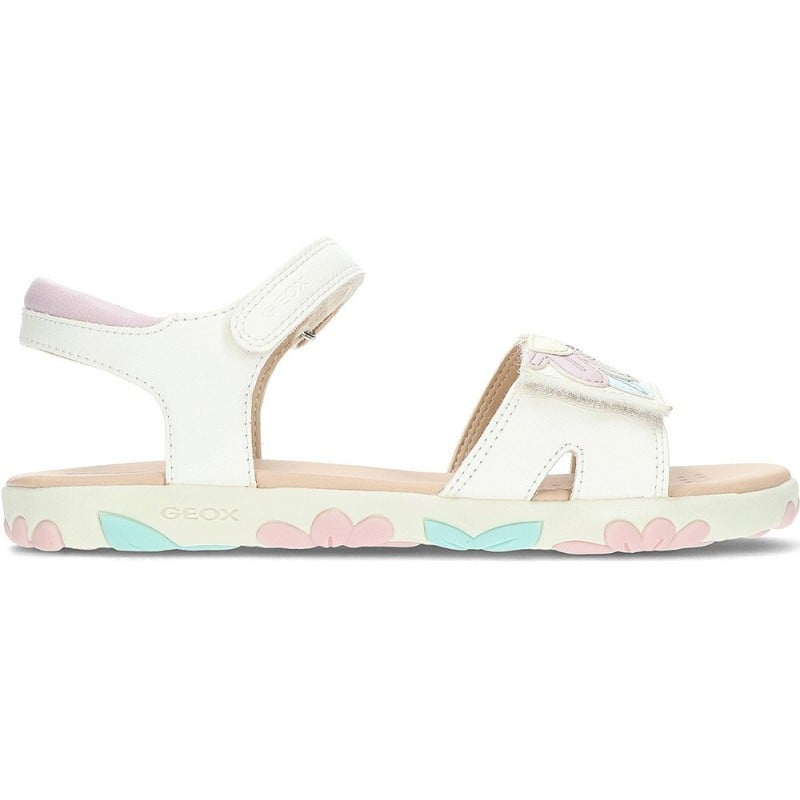 Sandalia para niña GEOX Haiti J558ZB WHITE_PINK