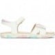 Sandalia para niña GEOX Haiti J558ZB WHITE_PINK