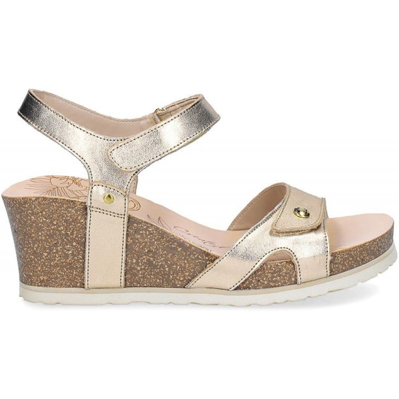 SANDALIAS PANAMA JACK JULIA SHINE ORO