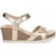 SANDALIAS PANAMA JACK JULIA SHINE ORO