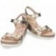 SANDALIAS PANAMA JACK JULIA SHINE ORO