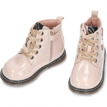 Botas para niña de GARVALIN 241340 charol ROSA