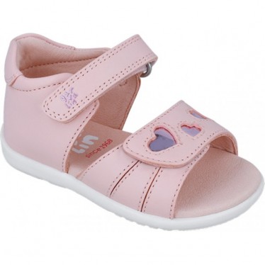 Sandalias para chica Garvalin 252302 Basic Corazones ROSA_A032