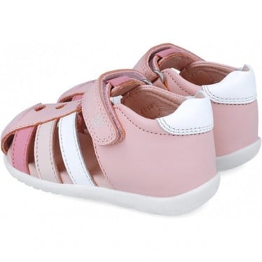 Sandalias para chica Garvalin 252303 Basic Corazones ROSA_A032
