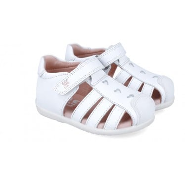 Sandalias para chica Garvalin 252303 Basic Corazones BLANCO_C050