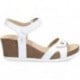 SANDALIAS DE PANAMA JACK JULIABASICS WHITE