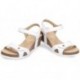 SANDALIAS DE PANAMA JACK JULIABASICS WHITE