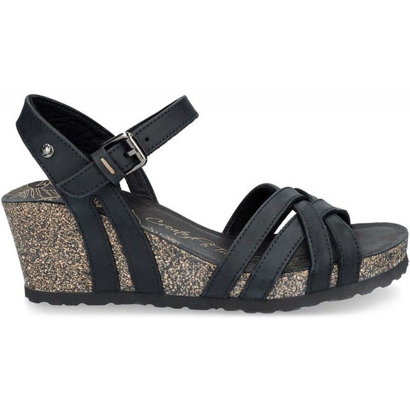 SANDALIAS PANAMA JACK VERABASICS BLACK