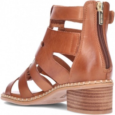 Sandalias romanas con tacon PIKOLINOS Blanes W3H-1823 BRANDY