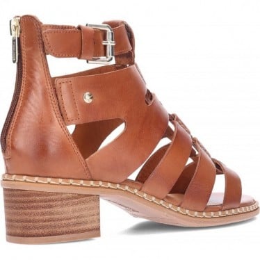 Sandalias romanas con tacon PIKOLINOS Blanes W3H-1823 BRANDY
