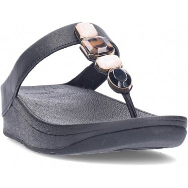 Sandalias mujer FITFLOP Fino Multi-Stone IU9 ALL_BLACK