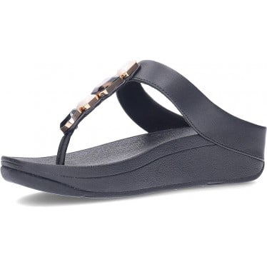 Sandalias mujer FITFLOP Fino Multi-Stone IU9 ALL_BLACK