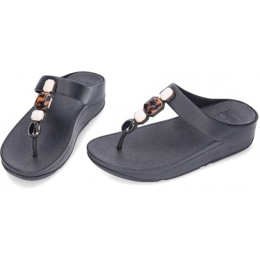 Sandalias mujer FITFLOP Fino Multi-Stone IU9 ALL_BLACK