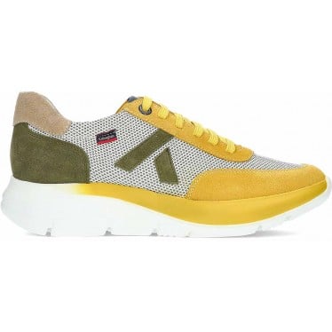 Zapatillas deportivas para hombre Callaghan Luxe 61202 Algoritmo AMARILLO