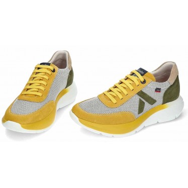 Zapatillas deportivas para hombre Callaghan Luxe 61202 Algoritmo AMARILLO