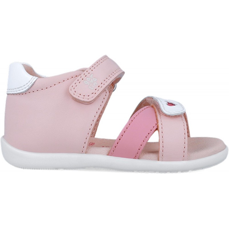 Sandalias para chica Garvalin 252304 Basic Corazones ROSA_MAGNOLIA_A816