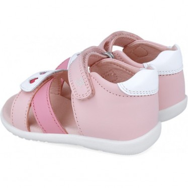 Sandalias para chica Garvalin 252304 Basic Corazones ROSA_MAGNOLIA_A816