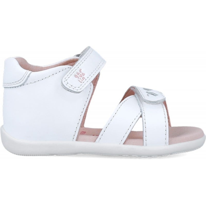 Sandalias para chica Garvalin 252304 Basic Corazones BLANCO_C050