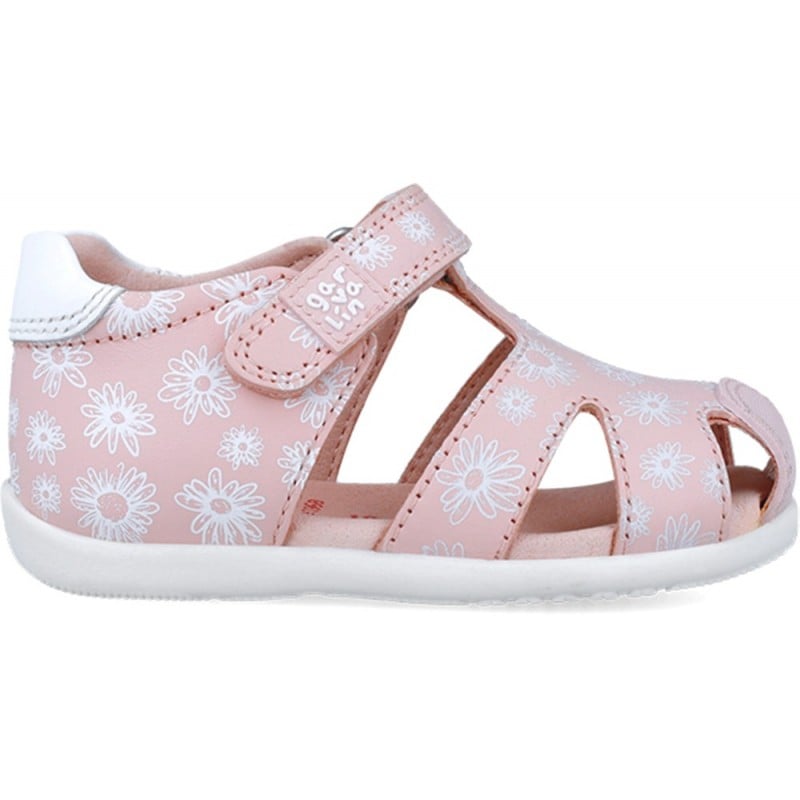 Sandalias para chica Garvalin 252305 Basic Estampado Flores ROSA_A032