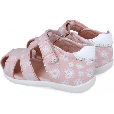 Sandalias para chica Garvalin 252305 Basic Estampado Flores ROSA_A032