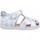 Sandalias para chica Garvalin 252305 Basic Estampado Flores BLANCO_B050