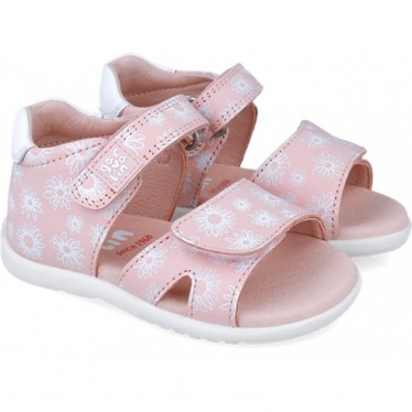 Sandalias para niña Garvalin 252306 Estampado Flores ROSA_A032