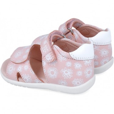 Sandalias para niña Garvalin 252306 Estampado Flores ROSA_A032