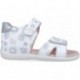 Sandalias para niña Garvalin 252306 Estampado Flores BLANCO_B050