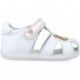 Sandalias para bebé Garvalin 252316 Primeros pasos Tigre BLANCO_B050