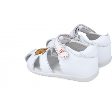 Sandalias para bebé Garvalin 252316 Primeros pasos Tigre BLANCO_B050