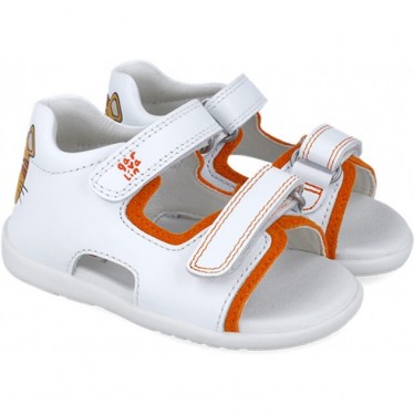 Sandalias para chico Garvalin 252317 Primeros pasos Tigre BLANCO_B050